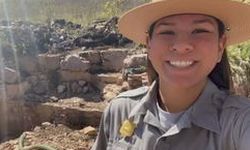 Jessica Arkeketa takes a selfie in ranger uniform